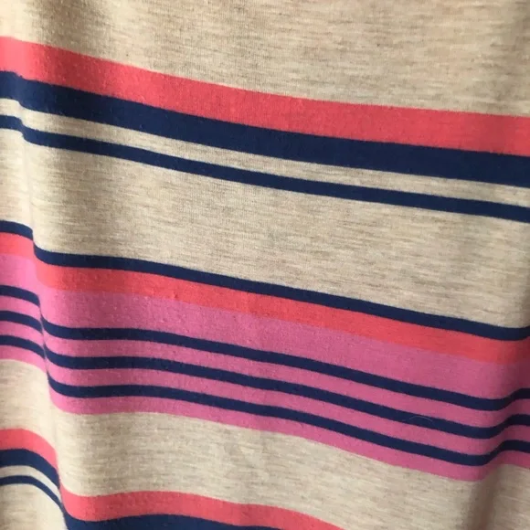 Striped Racerback Jersey Dress - Picture 2 of 5